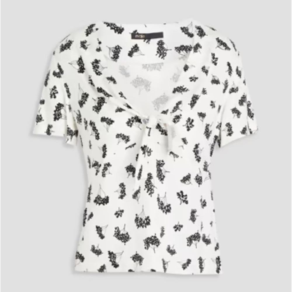 NWOT Maje Blouse Contemporary Floral